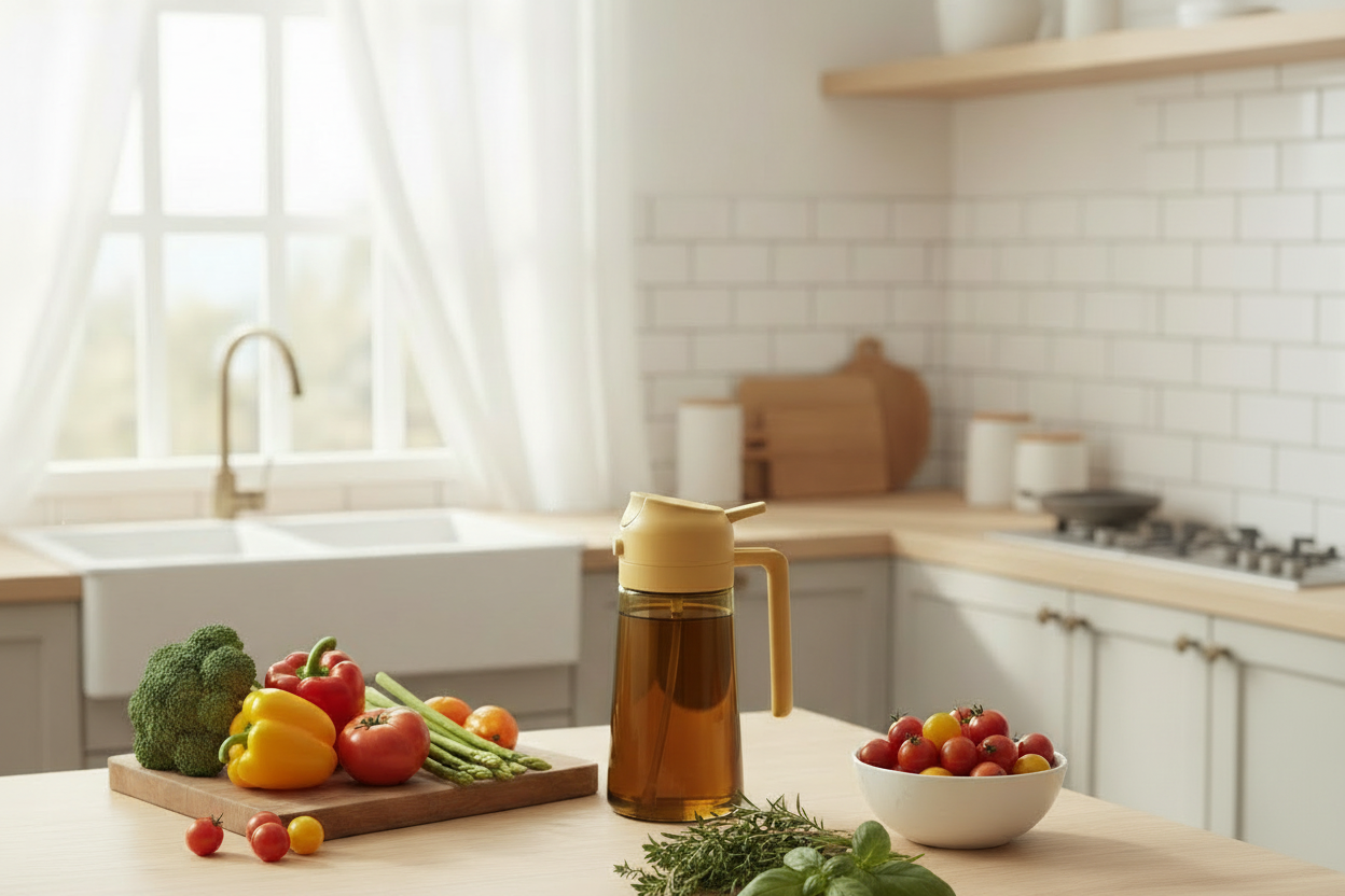 Butter Yellow Oil Sprayer Bright Kitchen