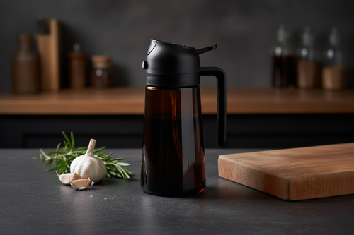 Charcoal Black Dark Brown Glass Oil Sprayer